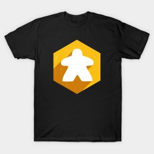 Hexagon Meeple Yellow T-Shirt